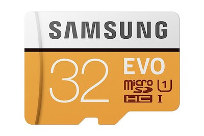 Tarjeta micro sd (secure digital) Samsung Evo de alta velocidad clase 10 UHS-1