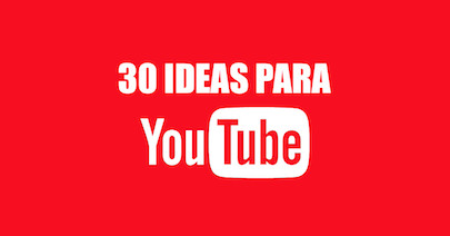 ¿Te has quedado sin ideas para tu canal de YouTube? Desde Vloggeros lanzamos 30 ideas para inspirarte a crear un nuevo vídeo.
