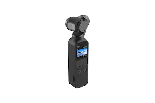 La cámara portátil DJI Osmo Pocket con estabilizador en tres ejes, ideal para viajar.