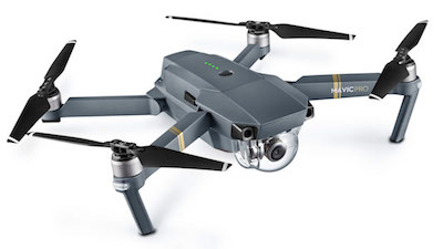 Dron DJI Mavic Pro ultraligero y portable con grabación en 4K, el mejor dron para vloggers viajeros